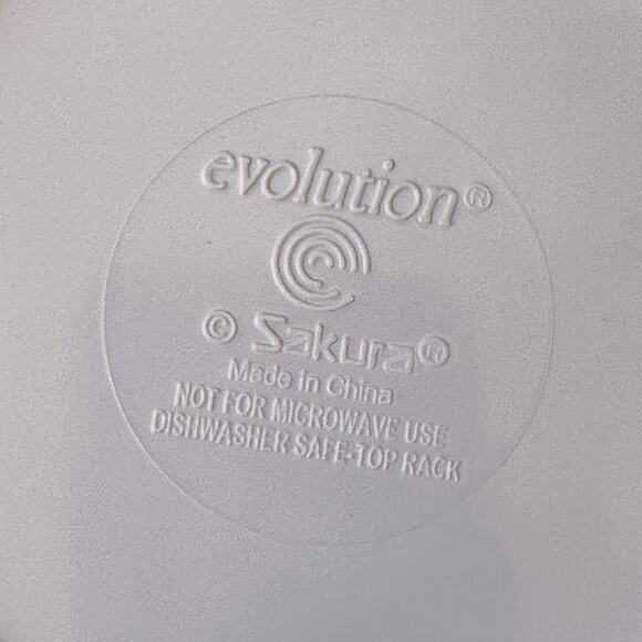 Oneida Coastal Breeze Sakura Melamine Set of 8” Plates Warren Kimble - Picture 5 of 6